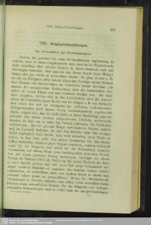 VIII. Originalabhandlungen