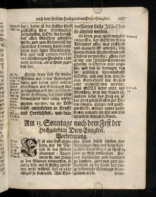 1167-1185, Am 13. Sonntage nach dem Fest der ...