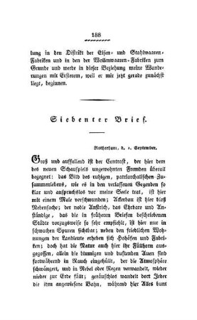 Auffallender Contrast einer Ackerbau treibenden Gegend zu einem Fabrik-Distrikte.