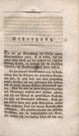 Uebergang