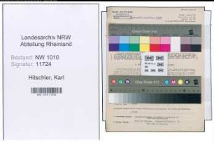 Entnazifizierung Karl Hitschler , geb. 24.12.1895 (Handelsvertreter)