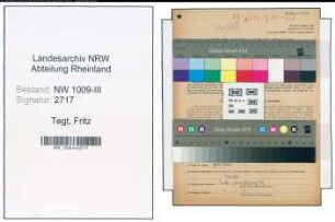 Entnazifizierung Fritz Tegt , geb. 18.10.1898 (Fuhrunternehmer)