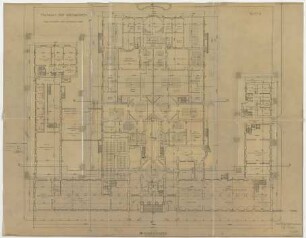 Fischer, Theodor; Wiesbaden; Museum - Grundriss EG