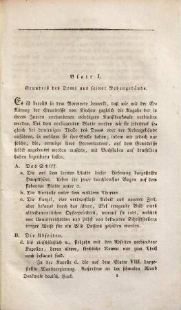 Denkmale deutscher Baukunst des Mittelalters am Ober-Rhein : in lithographirten Abbildungen mit erläuterndem Texte, 1,1. Die Kirchen in Constanz ; Text