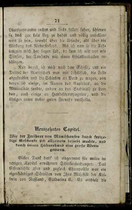 Neunzehntes Capitel