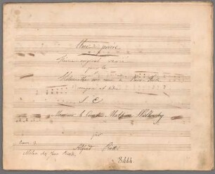 Une prière, vlc, pf, op. 3 - BSB Mus.Schott.Ha 8780-2