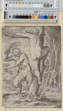 [Ein Satyr bestraft eine Nymphe] [1. Zustand]