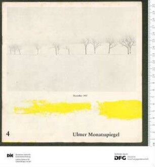 Programm 4. Monatsabschnitt 1957/1958