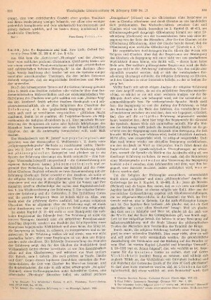 855-857 [Rezension] Smith, John E., Experience and god