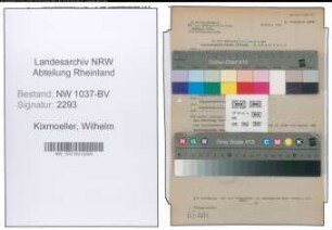Entnazifizierung Wilhelm Kixmoeller , geb. 11.07.1895 (Strassenarbeiter)