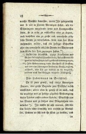 Für Uebermaas im Beischlaf.