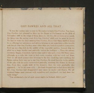 Guy Fawkes and all that