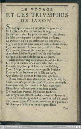 Le Voyage Et Les Triumphes De Iason