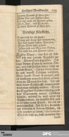 Tugend-Zierde Derer/ so bey der Gnaden-Tafel JEsu Christi erscheinen. [Fortsetzung]