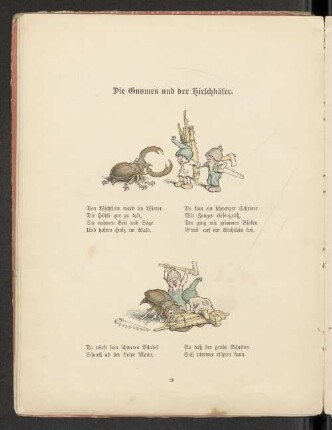 Die Gnomen und der Hirschkäfer.
