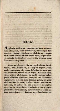 De apoplexia : diss. inaug. med.