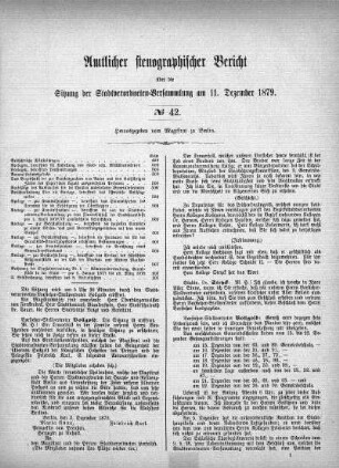 No. 42, 11. Dezember 1879