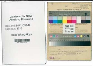 Entnazifizierung Aloys Boeddeker , geb. 29.08.1894 (Angestellter)