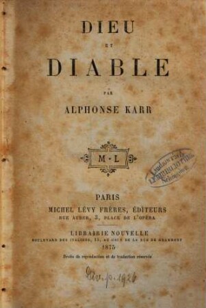 Dieu et diable