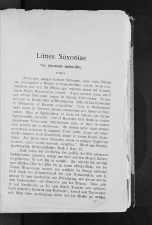 Limes Saxoniae