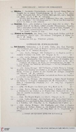 Gothaische Hofkalender (Nr. 144 - 162)
