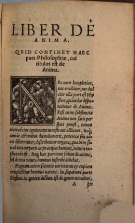 Commentarivs De Anima