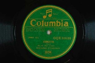 Rigoletto : No. 6; Pari siamo... / (Verdi)