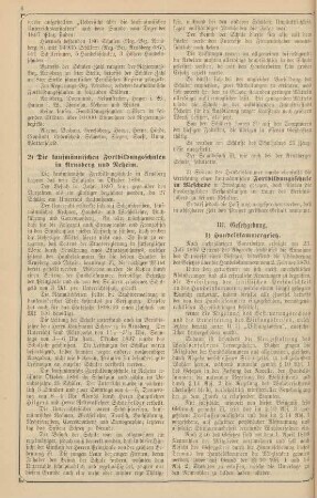 III. Gesetzgebung.