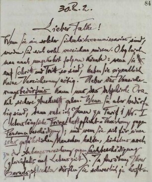 Brief an Gustav Falke