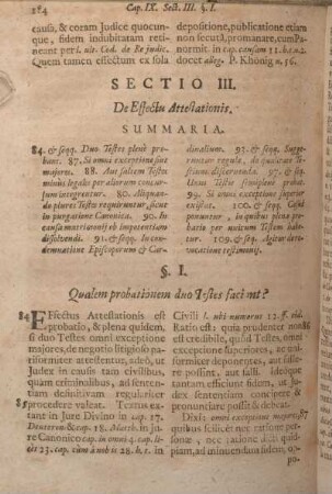 Sectio III. De Effectu Attestationis.