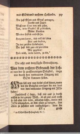 Die acht und dreyssigste Betrachtung.