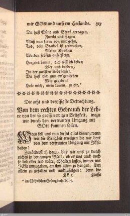 Die acht und dreyssigste Betrachtung.