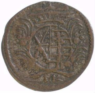 Münze, Pfennig, 1697