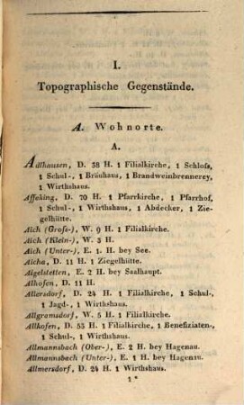Repertorium des topographischen Atlasblattes Eggmühl
