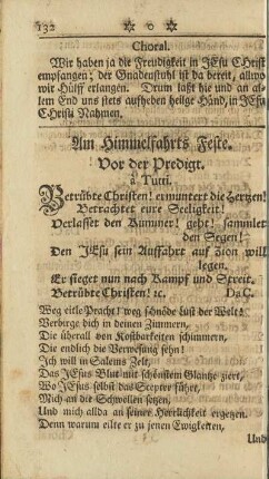 Am Himmelfahrts Feste