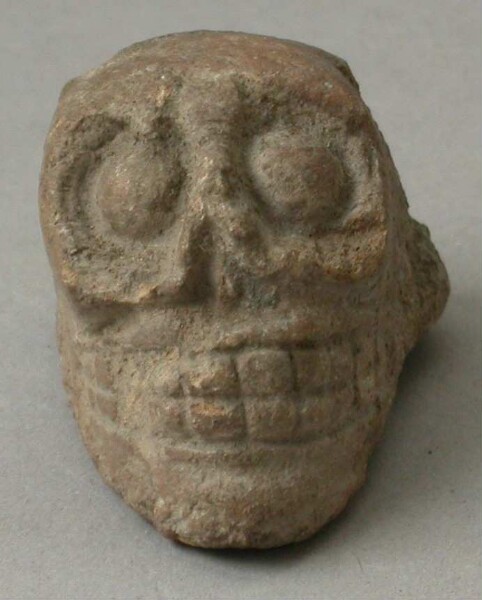 Clay skull