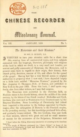 No. 1. January, 1889