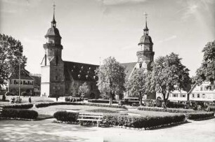 Freudenstadt, Stadtkirche : Freudenstadt. Evangelische Stadtkirche. Ansicht von Nordosten