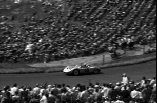Schauinsland-Rennstrecke: Von oben in der Kurve; Nr. 160; Heinrich Walte (Schweiz); Porsche RSK