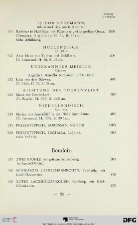 Boudoir (Nr. 217-272)