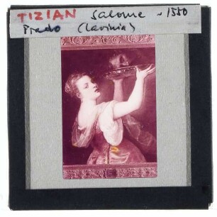Tizian, Salome mit erhobener Schale