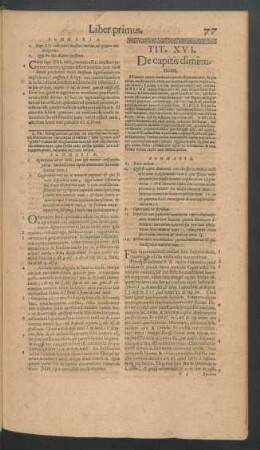Tit. XVI. De capitis diminutione.