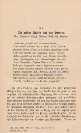 161-174 Die heilige Schrift und das Brevier