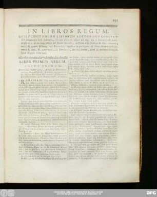 Librum Primus Regum.