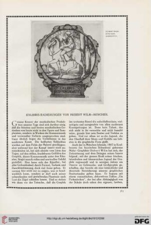 Exlibris-Radierungen von Hubert Wilm