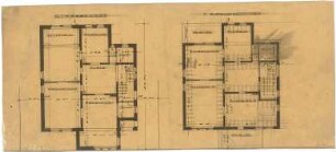 Billing, Hermann; Karlsruhe, Eisenlohrstr. 31; Haus Baumeister - Grundriss EG; Grundriss 1. OG