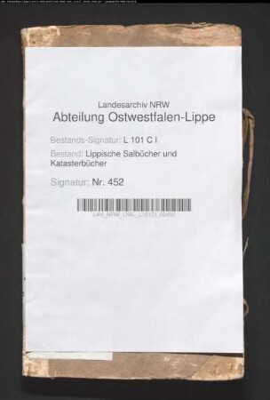 Salbuch des Amtes Barntrup von 1668