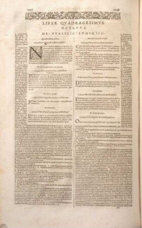 Liber Qvadragesimvsoctavvs. De Pvblicis Ivdiciis.