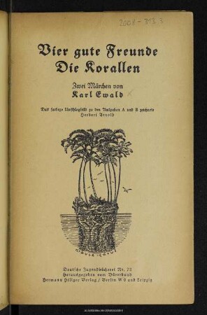 Vier gute Freunde : zwei Märchen
