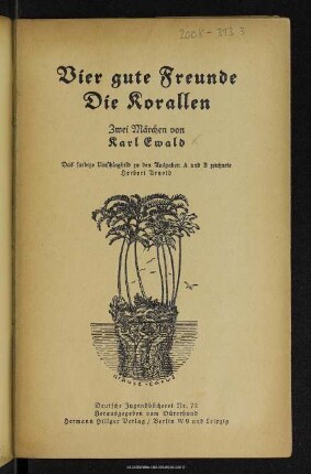 Vier gute Freunde : zwei Märchen